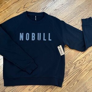 NOBULL Men's Black Crewneck Sweater (Size: Large)